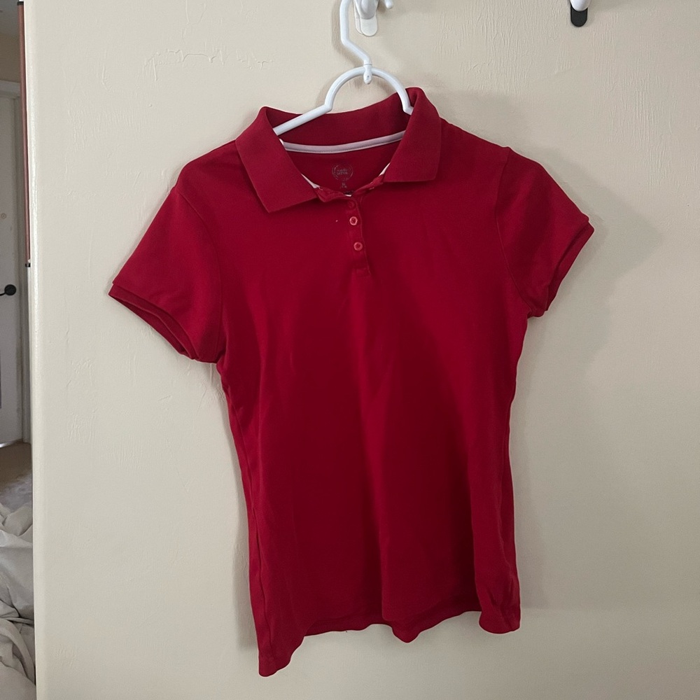 Wonder nation red polo shirt